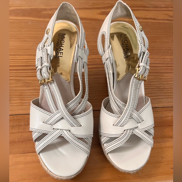 MICHAEL Michael Kors Shoes - Michael Michael Kors, wedge sandals, size 7